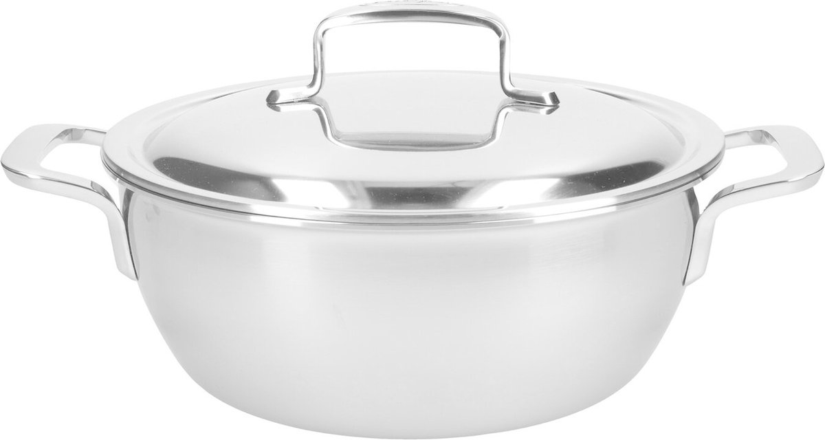 Demeyere Intense 5 Conische Braadpan met RVS Deksel, 28cm